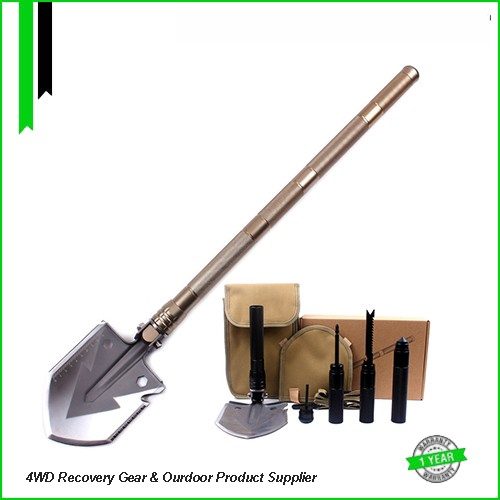 Monster4WD Portable 32" 80cm Stainless Steel D handle Round Mouth Shovel