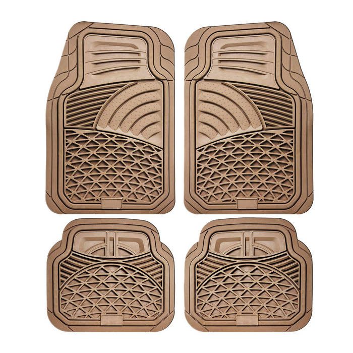 Wholesale Top Quality Anti Slip Waterproof Car Cheap PVC Universal Car Floor Foot Rug Mats 4 Pieces