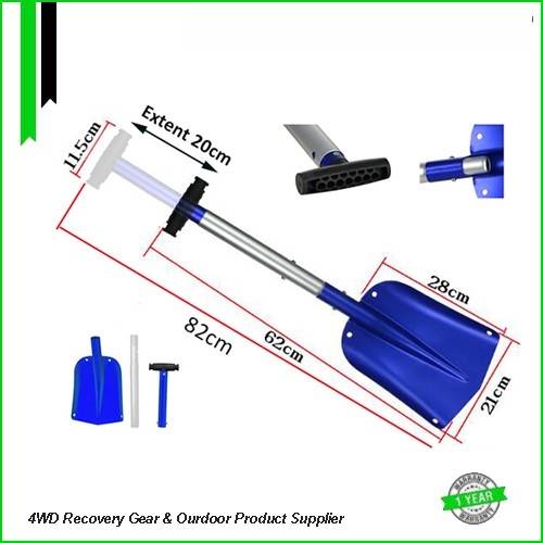 Monster4WD Portable 18" Middle Size Triple Folding Shovel