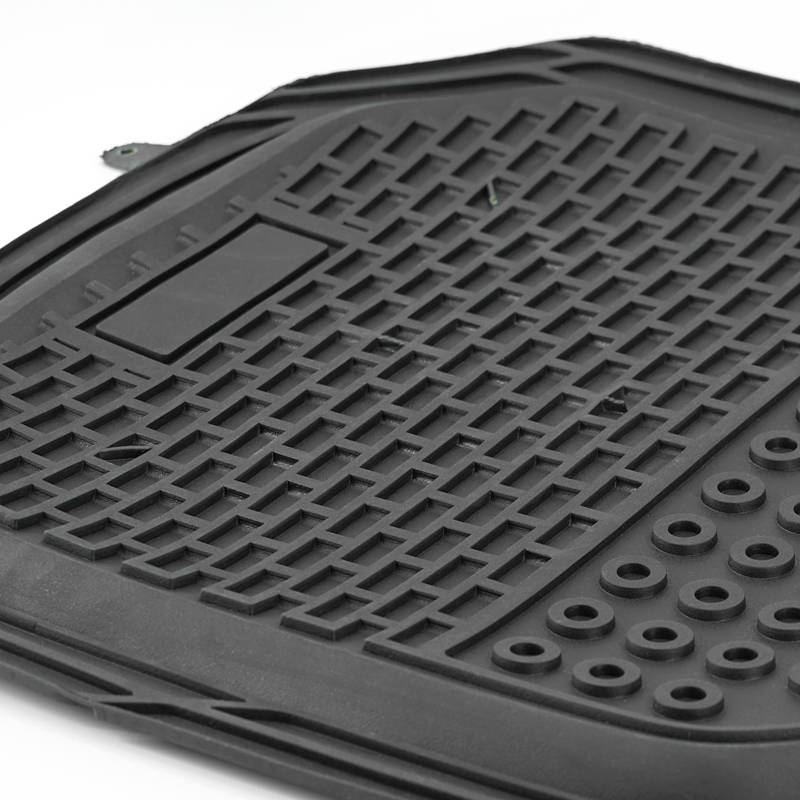 heavy duty pvc car mat 3d design universal  rubber hot sale car mat with aluminum durable car floor mats