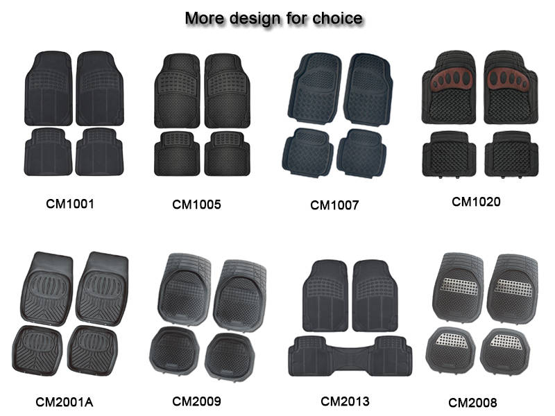 For factory hot sale 4 pieces set car mats custom