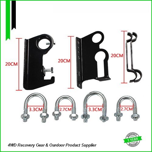 Monster4WD High Lift Jack and Shovel Holder Farm Jack and Shovel Holder Farm Jack Carrier