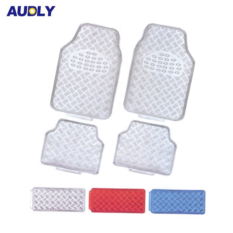 Popular wholesale PVC universal fit transparent car mats