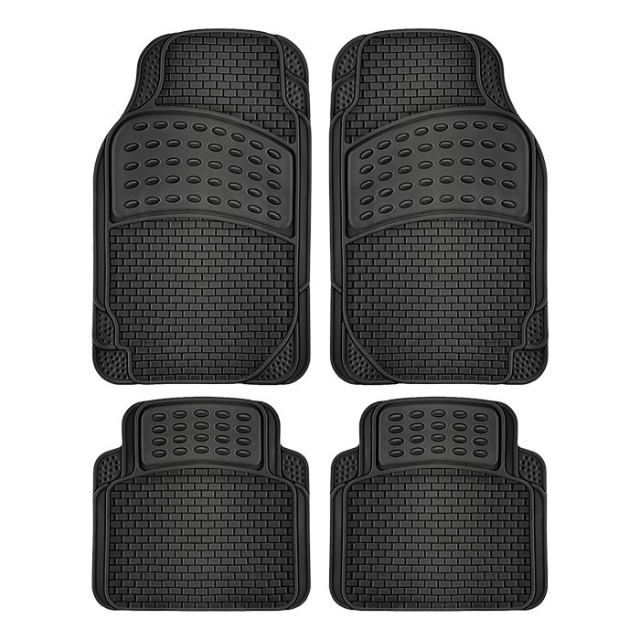 High Quality Full Set Non Skid PVC Car Floor Mat 4 Piece Car Carpet