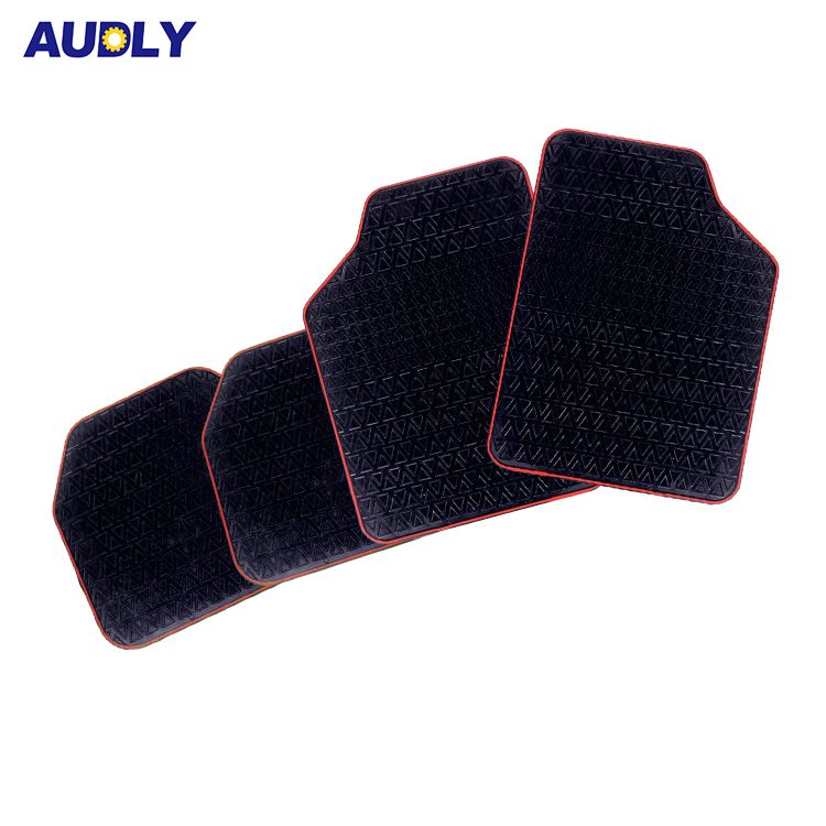 Easy cleaning soft clips car floor mats winter mats for car used