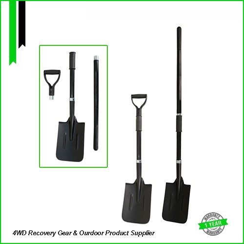 Monster4WD 26" D Handle Round Mouth Spare wheel Mounting Stainless Steel Shovel with Lock