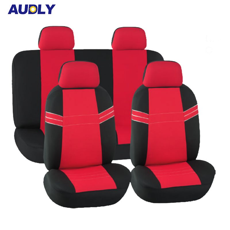 Wholesale 5mm sponge car seat cover Polyester Mesh Luxury Car Van SUV Seat Covers forros de asientos para autos