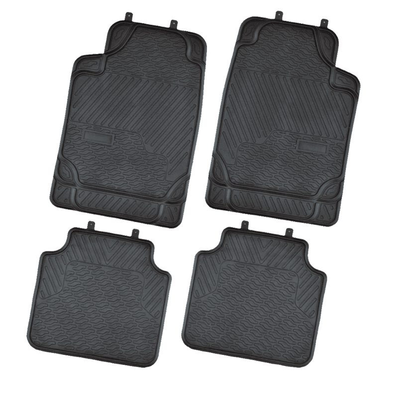 4 pieces of wholesale durable smart fit general anti slip automobile floor mat