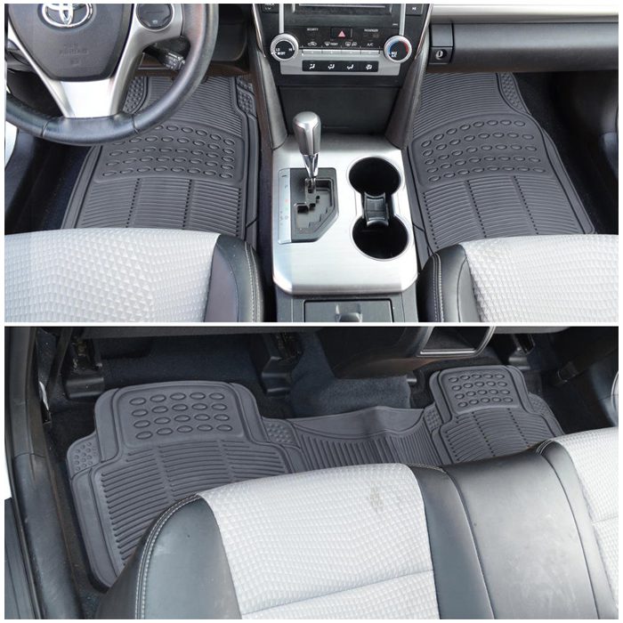 wholesale universal 3 pcs set pvc car floor mat