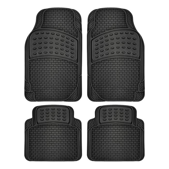 Trending design factory wholesale price PVC material 4pcs or 5pcs 3d 5d full foot mats for car used