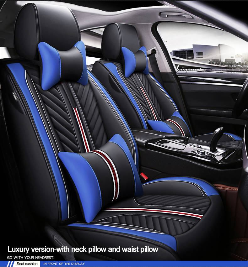 Full set PU leather durable universal size car seat cushions