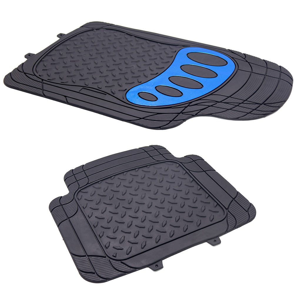 factory direct offer Universal car mat full set high quality pvc + aluminum car floor mat