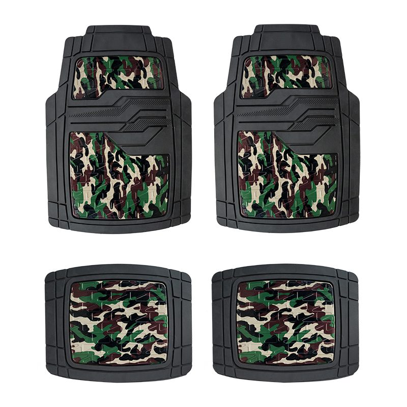 waterproof floor pvc anti slip car mat camouflage stereoscopic universal car mats