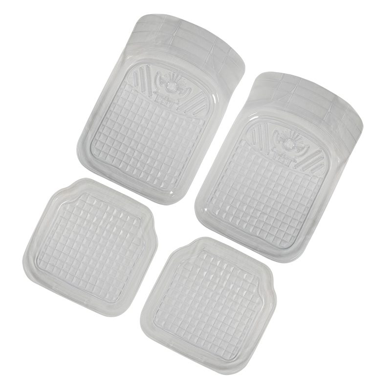 Transparent new luxury universal waterproof 5 pieces of car mats factory auto parts hot PVC car floor mats