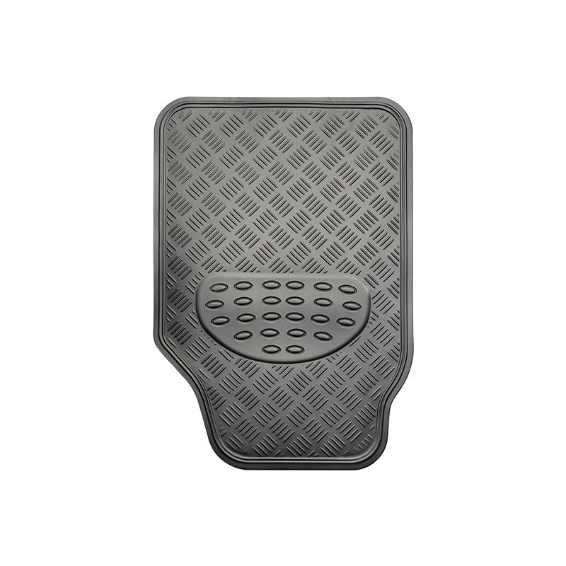 Auto general anti - slip, waterproof, easy to clean, general color multi - aluminum film plastic injection PVC car mat