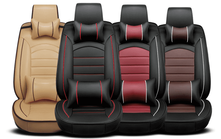 Wholesale Universal  cushion car seat cover china hot sale PU leather low moq seat cover full sets