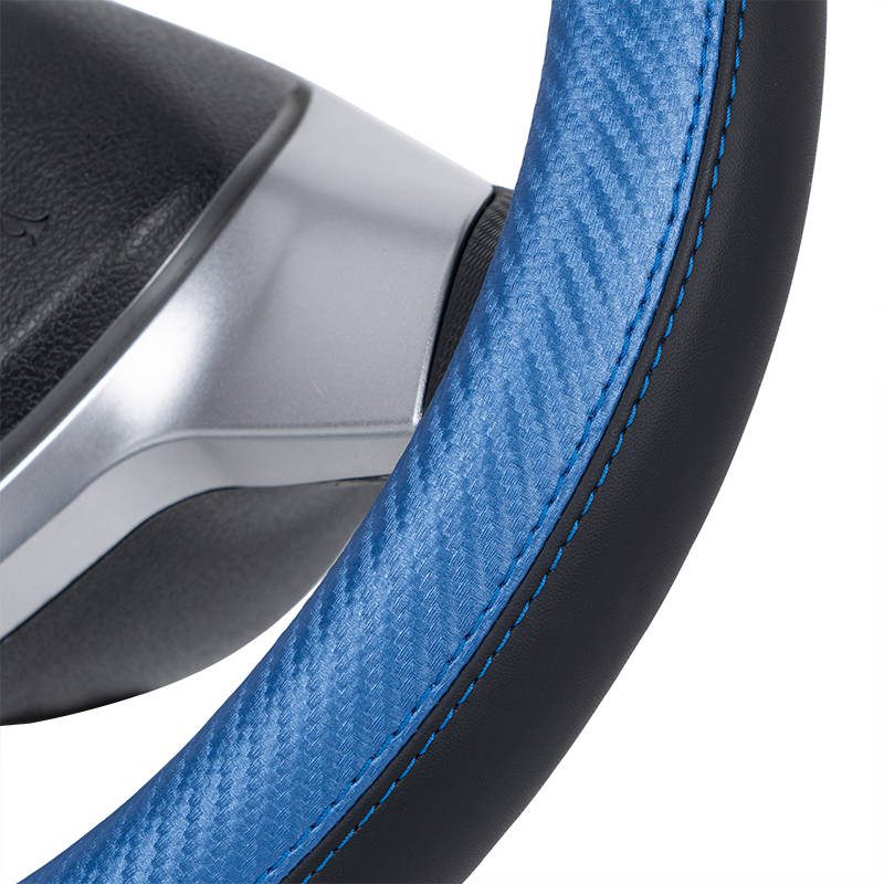 Wholesale car steering wheel cover blue 38cm steering wheel cover