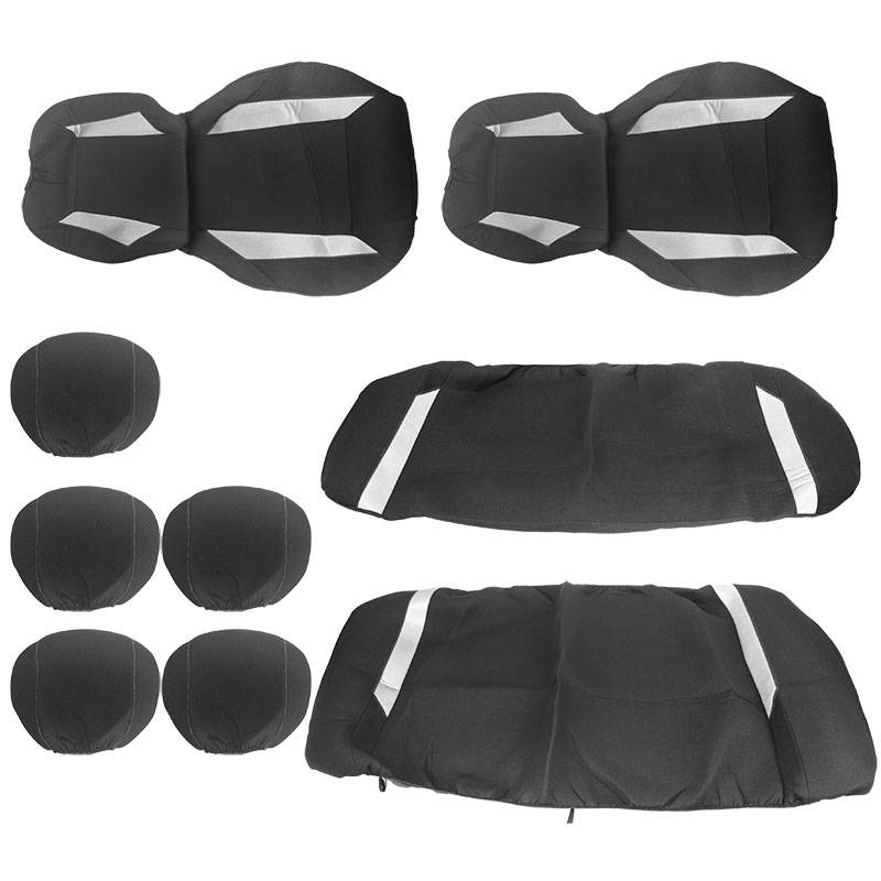 Global popular polyester foam combined car seat protector velvet car seat covers