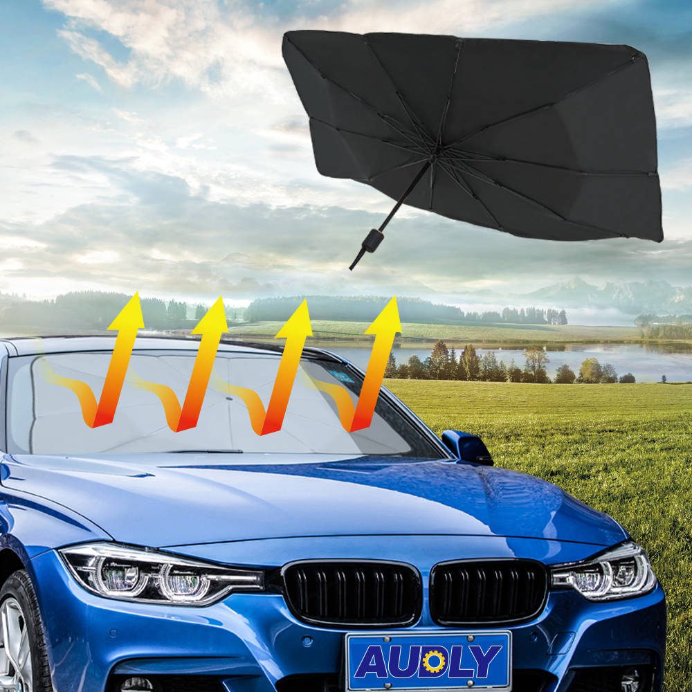 Hot sale UV Protection Sun Shade Custom Umbrella for Windshields of Various Car Models Windshield Portable Car Foldable Sunshade