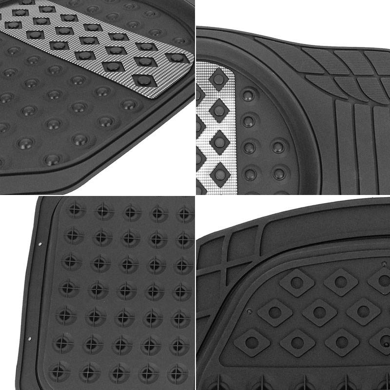 factory price new design PVC car mat rubber mat in 4 pcs carpet 3D car mats la alfombra 3D