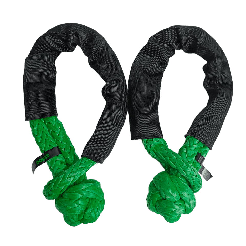 Monster4WD Recovey Rope Double Nylon Braided snatch strap 6m 9m 20ft 30ft red green black yellow orange for towing 4x4 offroad