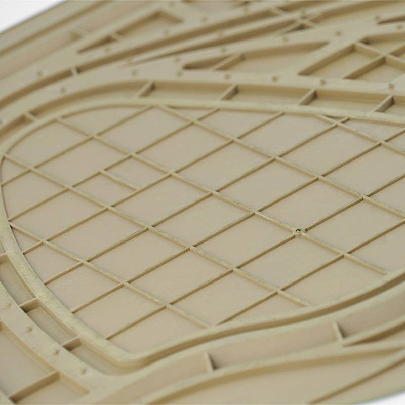 Beige tapis de pied de voiture en pvc en gros tapis de voiture universel pour voiture