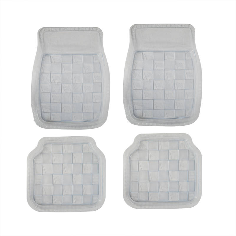 Interior accessories hot selling 3d car mats universal 4/5-piece set pvc transparent PVC car floor mats