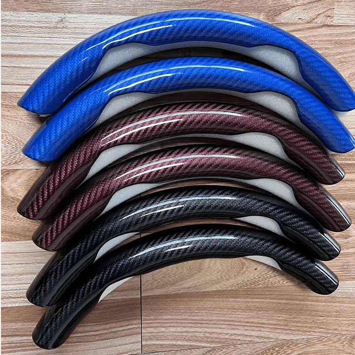 Carbon fiber car steering wheel cover auto size universal custom 36cm  car steering wheel cover