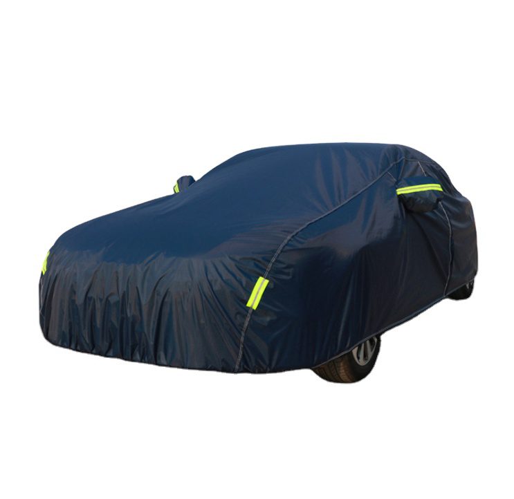 High Quality UV Sun Protection Inflatable Car Cover Waterproof Silver Body Customized Universal Logo Gray Outdoor Fabric Color