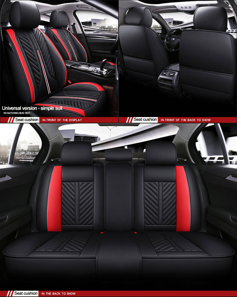 Luxury reliable quality modern car used universal size car seat cushion leather cushion